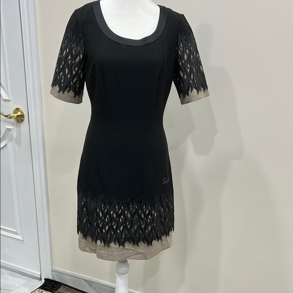 Elegant Black Lace Dress